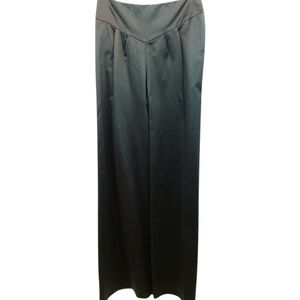 LAILAN WIDE LEG COTTON BLACK PANTS 4